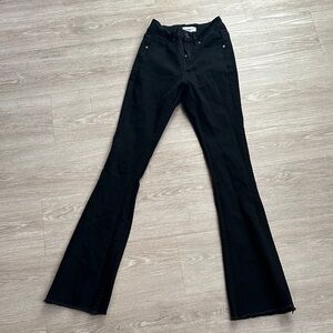 BAMBOO Black Flare Women's Jeans